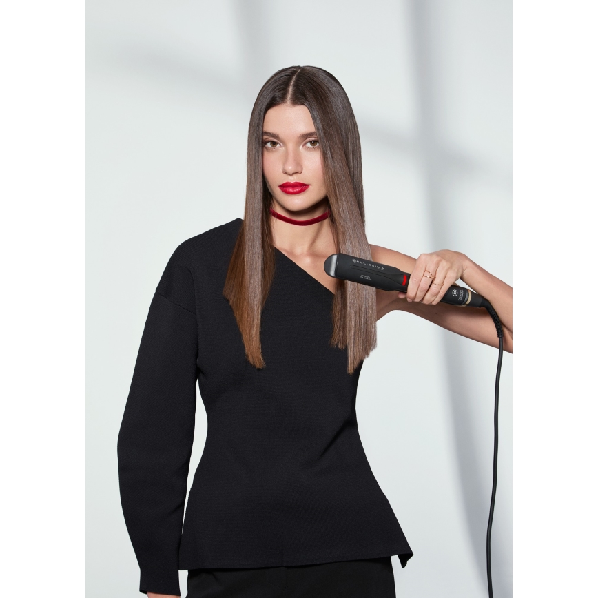 Bellissima 11948 - Glätteisen mit LCD-Display Infrarot 60W/230V schwarz