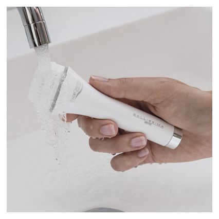 Bellissima 5167 - PURE&LIGHT Gesichtsreinigungsbürste, batteriebetrieben (1xAA), cremefarben