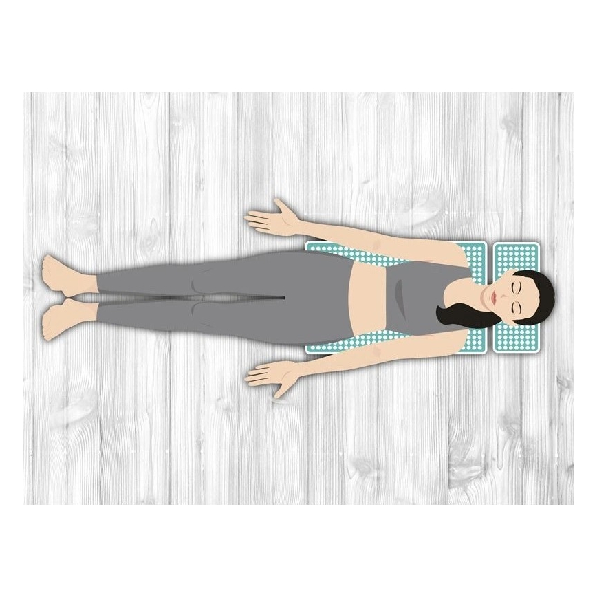 Beper - Akupressurmatte und Kissen, mintfarben