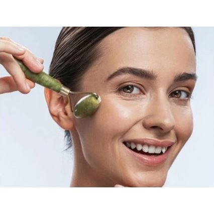 Beper - Jade-Massage-Roller und Gua Sha-Stein