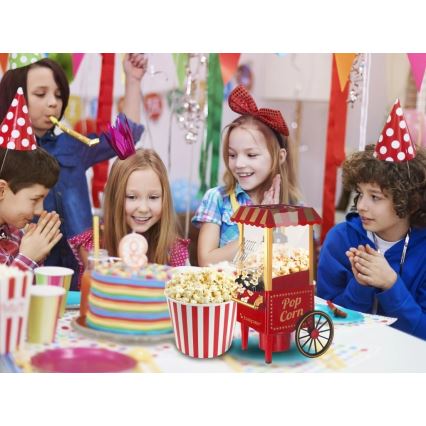 Beper - Popcornmaschine 1200W/230V rot