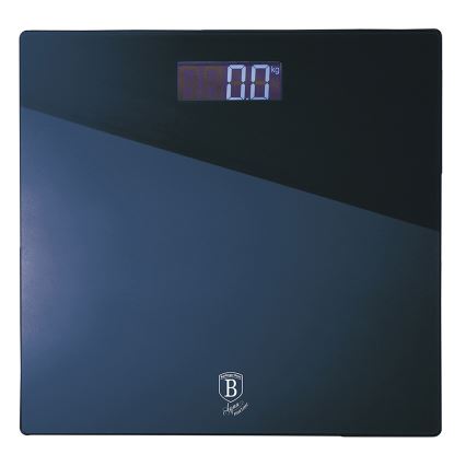 BerlingerHaus - Personenwaage mit LCD-Display 2xAAA blau