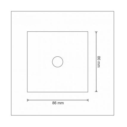 Berührungsschalter einpolig SMART 800W/230V Wi-Fi Tuya