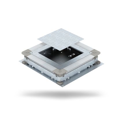 BETTERMANN - Bodenbox für Beton 24 Module (12 Geräte 45x45)