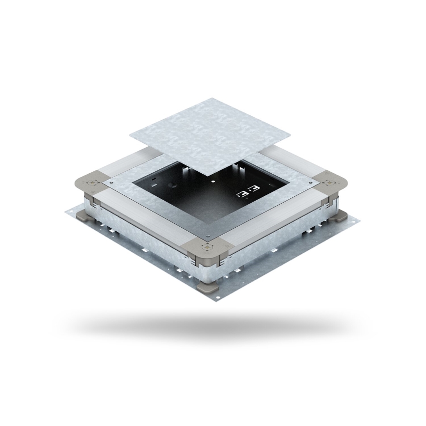 BETTERMANN - Bodenbox für Beton 24 Module (12 Geräte 45x45)
