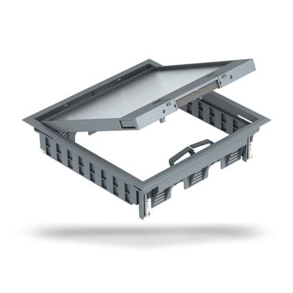 BETTERMANN - Bodenbox für Doppelböden 24 Module (12 Geräte 45x45)