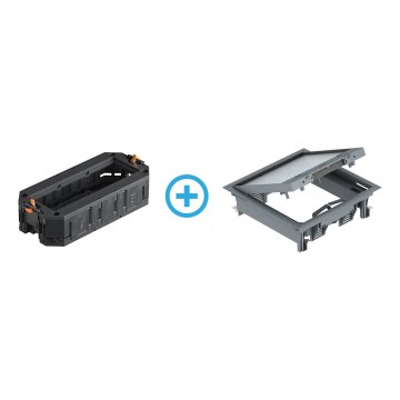 BETTERMANN - Bodendose für Doppelböden 12 Module (6 Geräte 45x45)