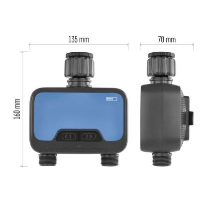 Bewässerungsuhr GoSmart mit 2 Ausgängen