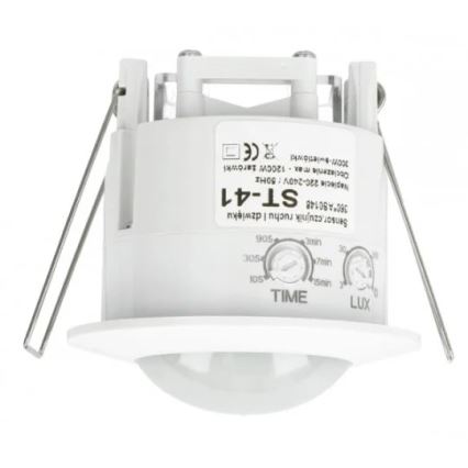 Bewegungs- und Dämmerungssensor ST41 360 ° weiß