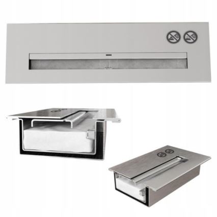 Kratki - Eingebauter BIO-Kamin 37,4x64,8 cm 1 kW schwarz