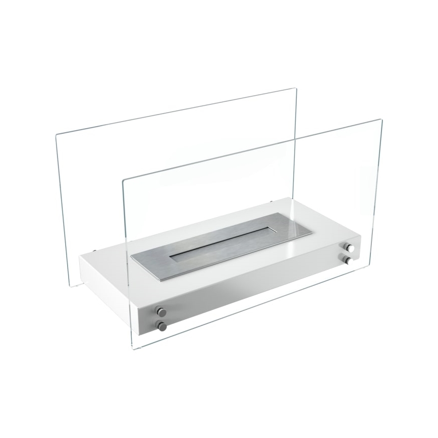 Kratki - BIO-Kamin 40,2x70 cm 2 kW weiß