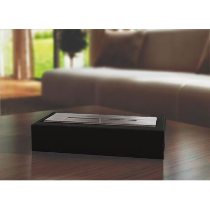 Kratki - BIO-Kamin 8,5x49 cm 2,5 kW schwarz