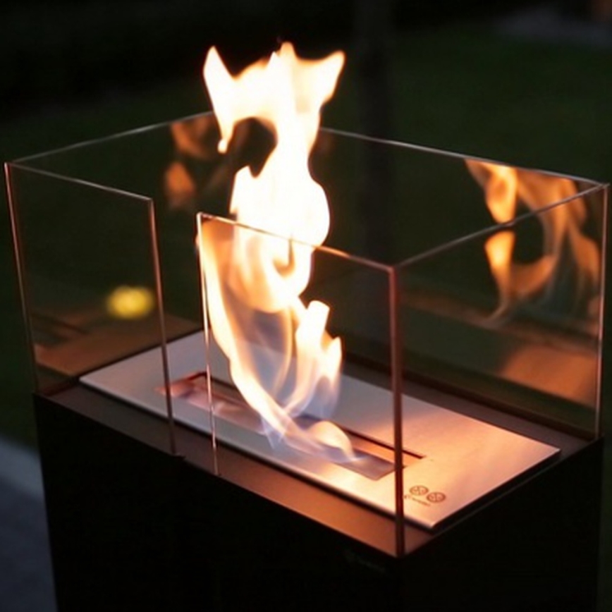 Kratki - BIO-Kamin 113,6x35,9 cm 2 kW schwarz