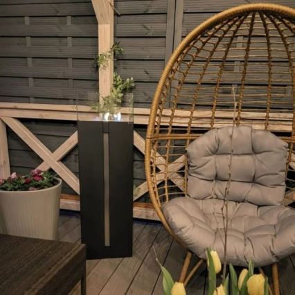 Kratki - BIO-Kamin 113,6x35,9 cm 2 kW schwarz