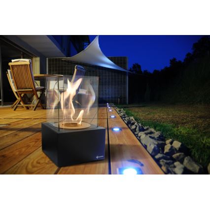 Kratki - BIO-Kamin 35,3x25 cm 1 kW schwarz