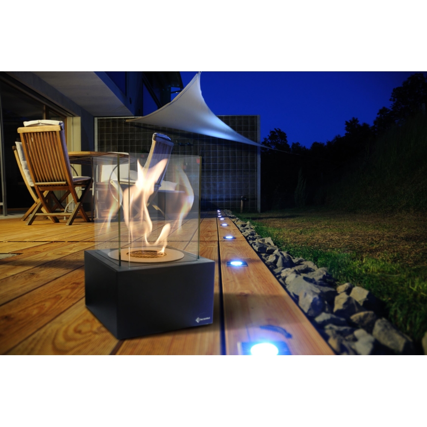 Kratki - BIO-Kamin 35,3x25 cm 1 kW schwarz