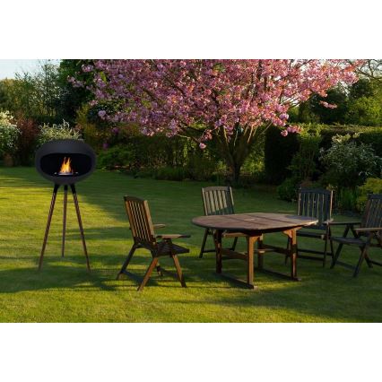 Bioethanol-Kamin TOKIO 45x100 cm 2kW schwarz