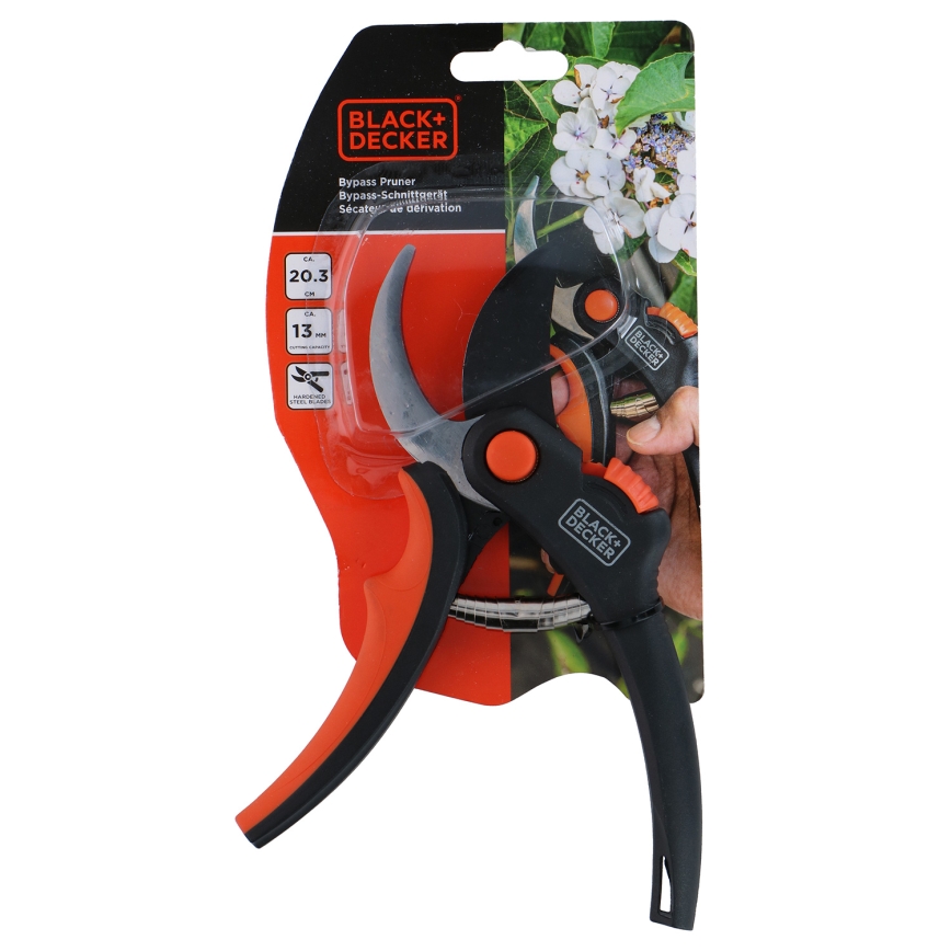 BLACK+DECKER - Gartenschere 200 mm