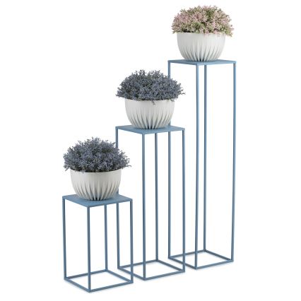 Blumenständer 100x24 cm blau