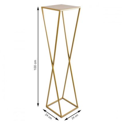 Blumenständer 100x24 Gold