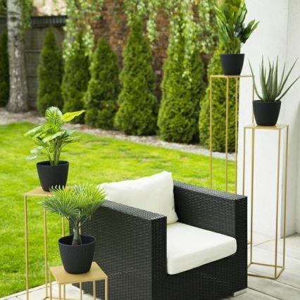 Blumenständer 100x24 cm in Gold