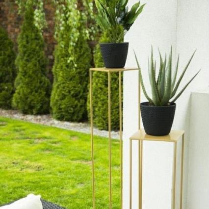 Blumenständer 100x24 cm in Gold