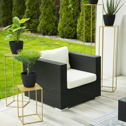 Blumenständer 100x24 cm in Gold