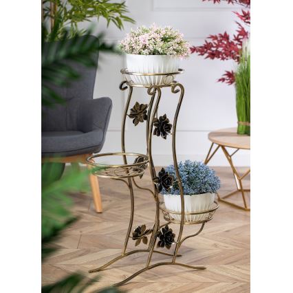 Blumenständer 100x70 cm golden