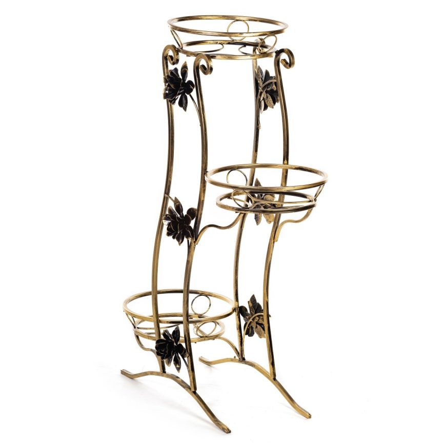 Blumenständer 100x70 cm golden