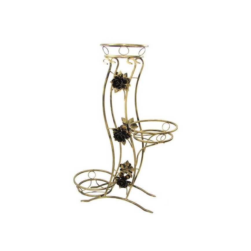 Blumenständer 100x70 cm golden
