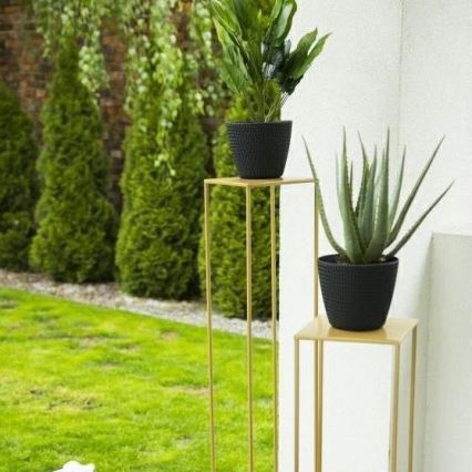 Blumenständer 130x24 cm gold