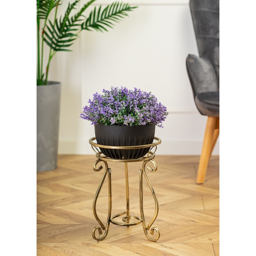 Blumenständer 37x29 cm golden