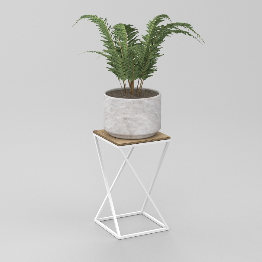 Blumenständer 40x24 cm weiß