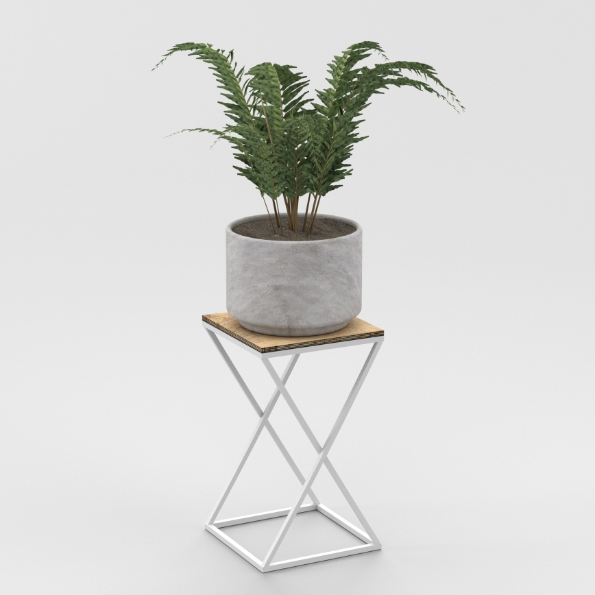 Blumenständer 40x24 cm weiß