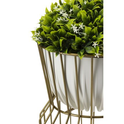 Blumenständer 50x26 cm golden