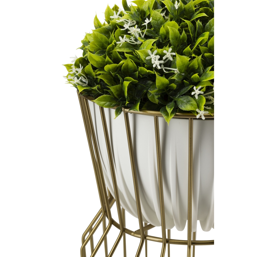 Blumenständer 50x26 cm golden