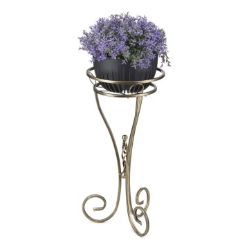 Blumenständer 60x28 cm golden