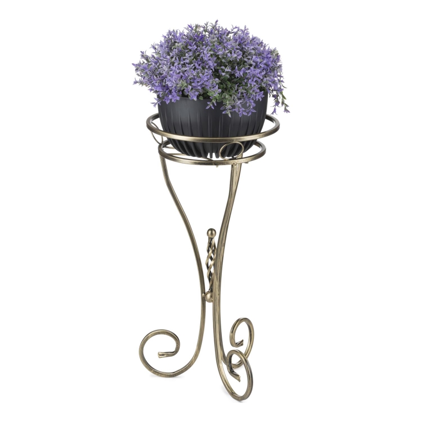 Blumenständer 60x28 cm golden