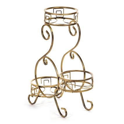 Blumenständer 64x60 cm Gold