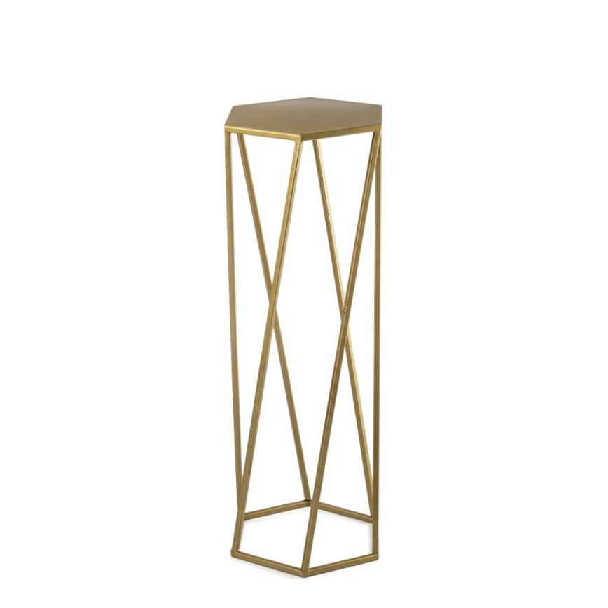 Blumenständer 70x24 cm in Gold