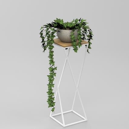 Blumenständer 70x24 cm weiß
