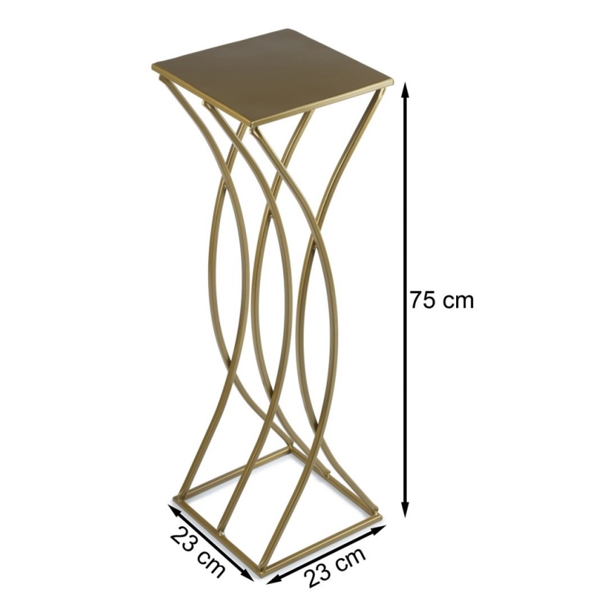 Blumenständer 75x23 cm in Gold