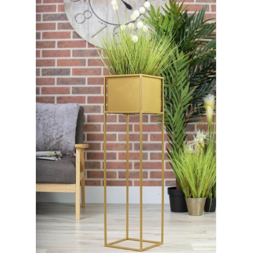 Blumenständer 90x24 cm gold