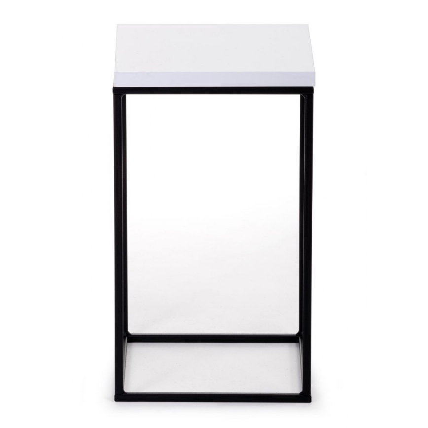 Blumenständer BASICLOFT 40x24 Weiß/Schwarz