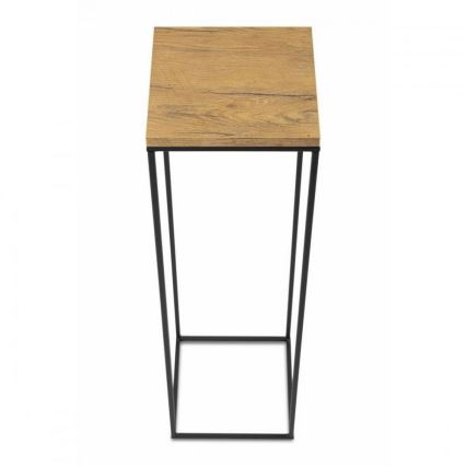 Blumenständer BASICLOFT 80x24 Schwarz/Braun