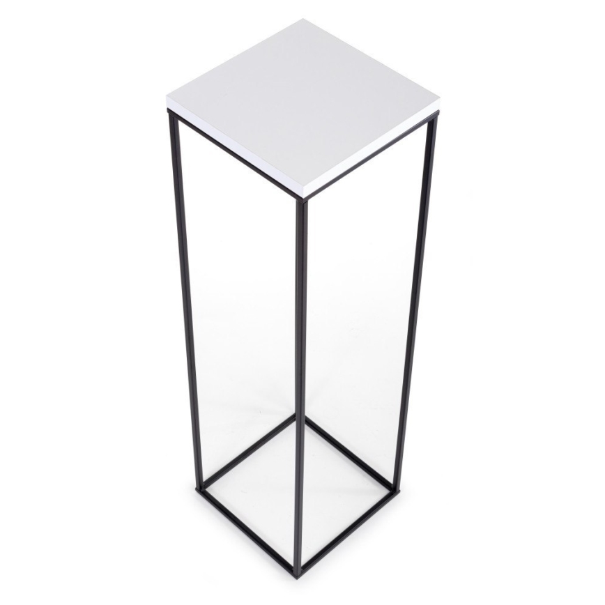 Blumenständer BASICLOFT 80x24 Schwarz/Weiß