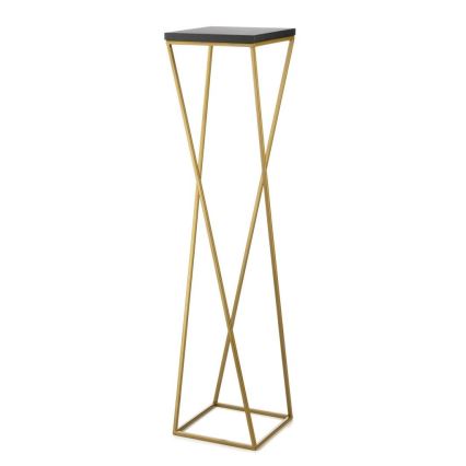 Blumenständer LOFT 100x24 cm gold/schwarz