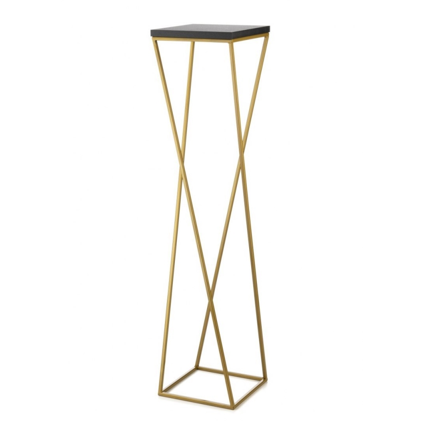 Blumenständer LOFT 100x24 cm gold/schwarz
