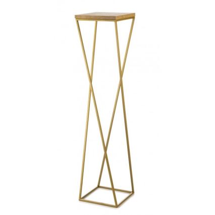 Blumenständer LOFT 100x24 cm golden/braun