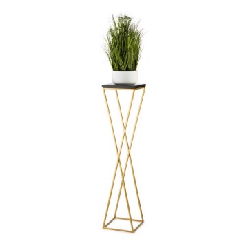 Blumenständer LOFT 100x24 cm golden/schwarz